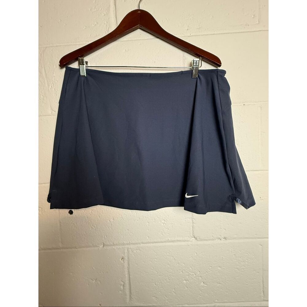 Nike Tour Dri-FIT Flouncy Golf Skirt Thunder Blue Women’s XL Tennis Golf Athleis